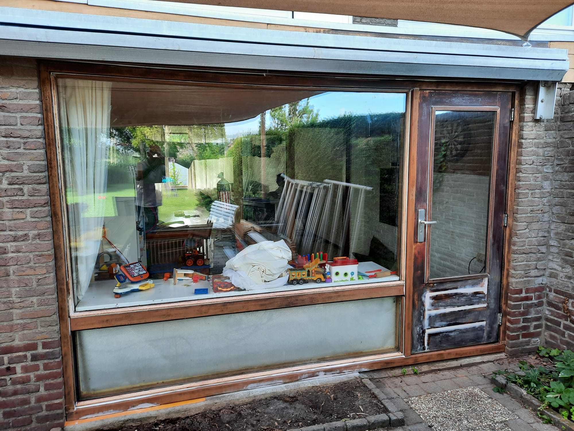 Voor situatie kozijnen buiten